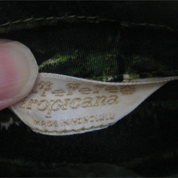 Tropicana Bark Cloth Shirt Mens Medium Loop Collar Vintage 1950s Size M - Picture 5 of 10